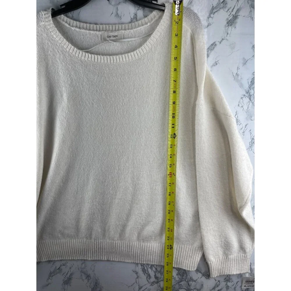 ON 34th Womens XL Sweater Knit Pullover Soft Fall Fashion cozy and soft - Picture 3 of 9